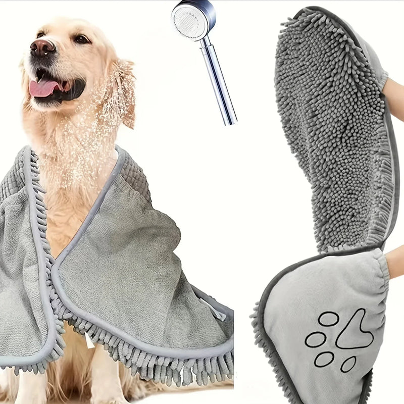 Pet Bath Towel, Specially Designed For Dogs, Quickly Absorbs Water, Cat And Dog Bath Towel