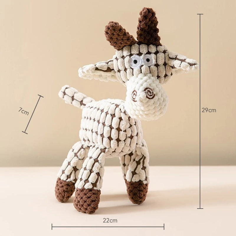 Popular pet dog voice toys puppies puppies grinding teeth plush toys interactive companionship unzipped pet toys