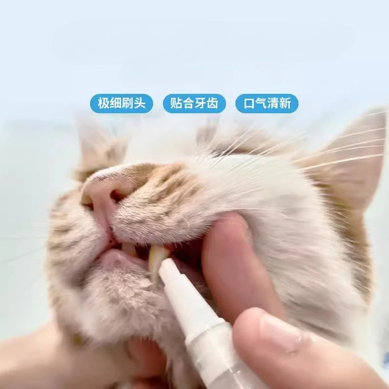 Pet Beauty Teeth Pen For Dog Cat Painless Pet Dog/Cat Teeth Cleaning Pen For Dog Cat
