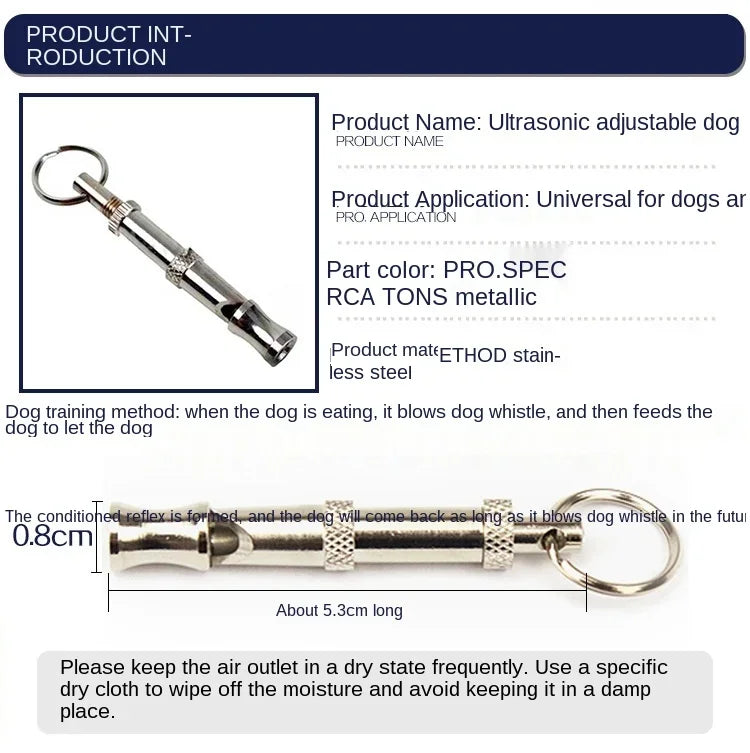New Dog Whistle Trainings To Stop Barking Control Bark for Dogs Training Deterrent Whistle Dog Supplies Dog Accessories