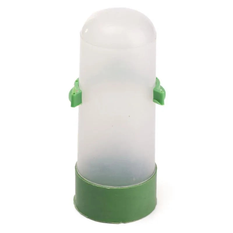 4pcs Bird Feeder Plastic Food Water Feeding Automatic Drinker Parrot Pet Parrot Drinking Cup Bowls Bird Supplies Accessories M/L