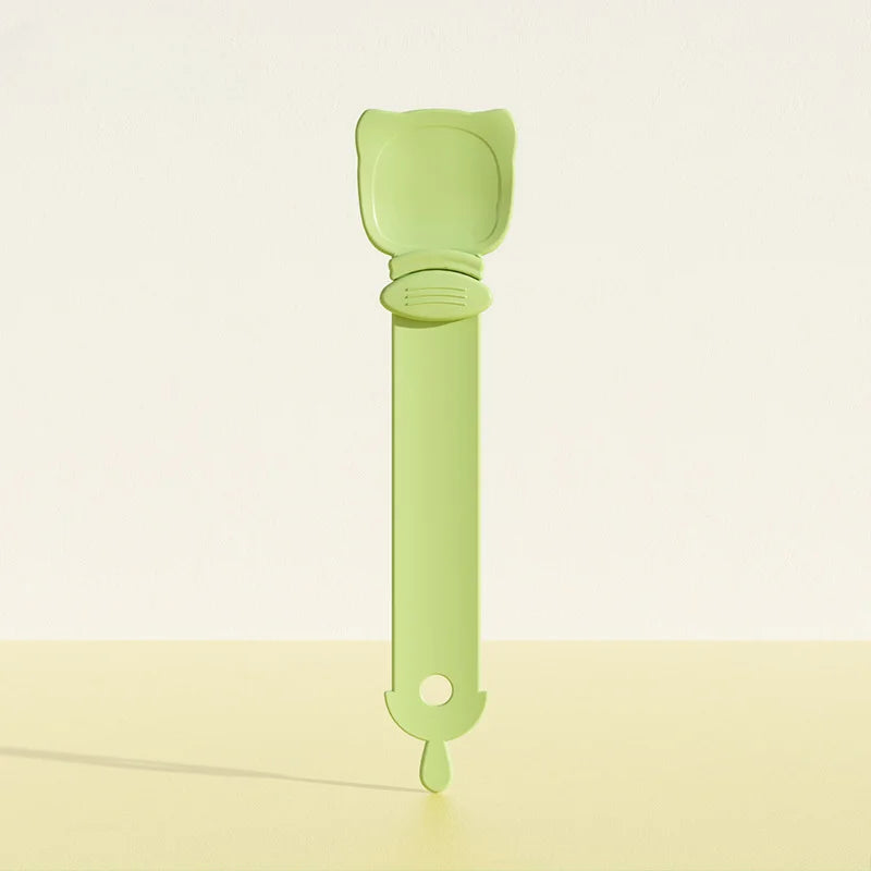 Pet Feeder Spoon Cat Snack Liquid Food Squeeze Tools Multifunctional Cat Feeding Spoon for Wet Food Treat Puppy Kitten Dispenser
