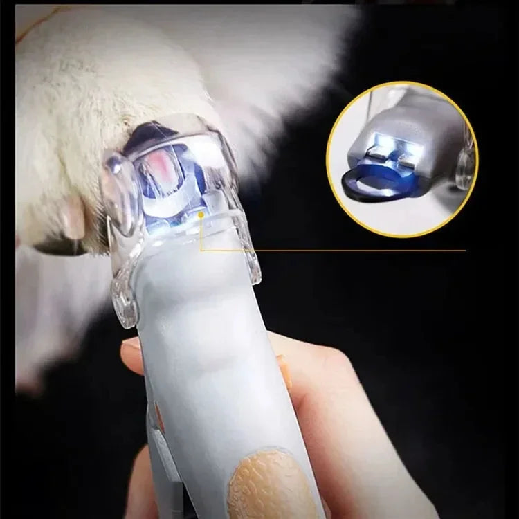 Pet Nail Clipper Scissors With LED Light Cat Dog Nail Clippers Tool Scissors Nail Toeclaw Cutter Scissors