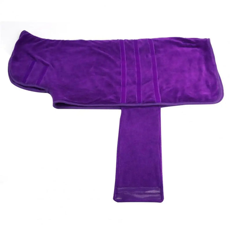 Pet Bathrobe Good Water Absorption Quick-dry Adjustable Comfortable Super Absorbent Fiber Wrapped Version Dog Towel Pet Supplies