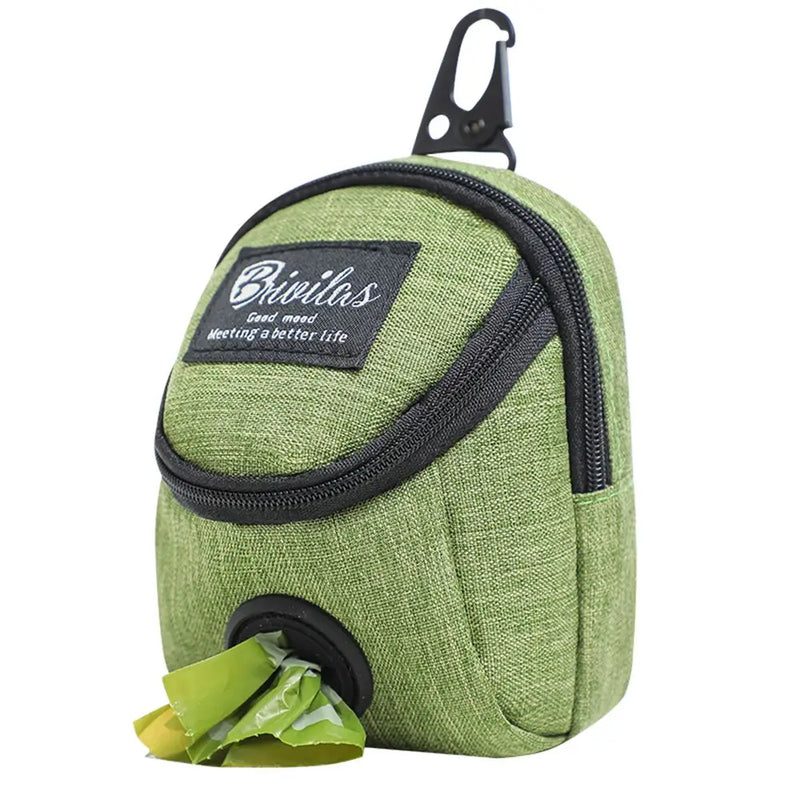 Pet Accessories Portable Dogs Waste Bags With Hook Dog Treat Pouch Dog Training Bag Pet Waste Bag Dispenser Dog Poop Bag Holder