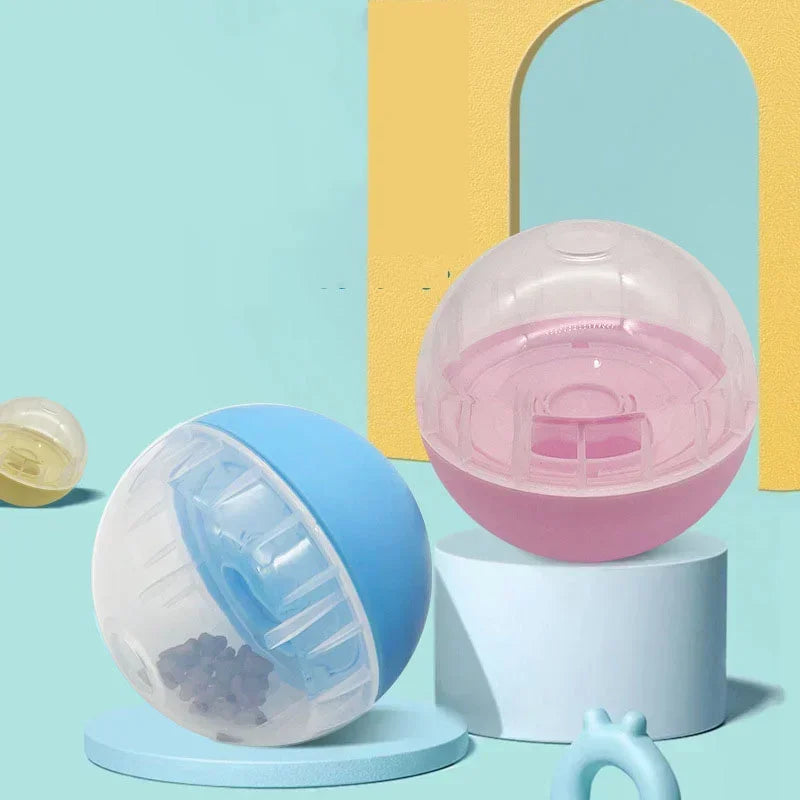 Pet Dog Leakage Food Balls Adjustable Anti Choke Slow Feeder Treat Dispenser Iq Training Educational Toy