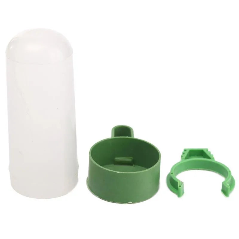4pcs Bird Feeder Plastic Food Water Feeding Automatic Drinker Parrot Pet Parrot Drinking Cup Bowls Bird Supplies Accessories M/L