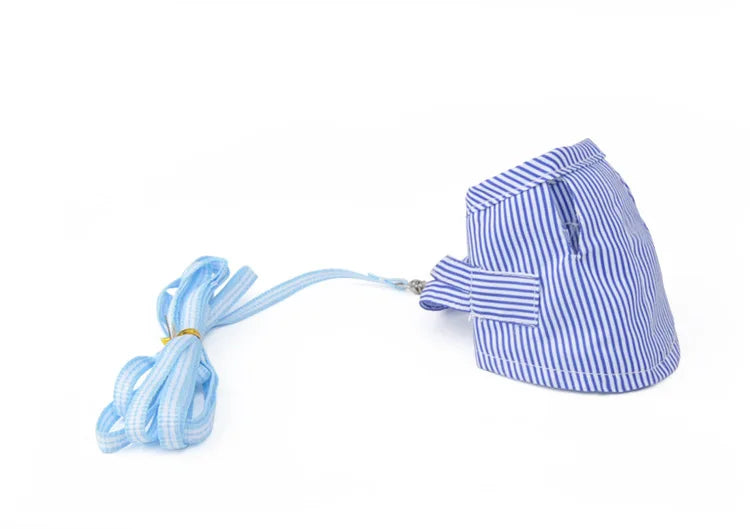 S/L Small Pets Chest Strap Hamster Outdoor Traction Rope Adjustable Harness Leash Vest for Rabbit Hedgehog Chinchilla Guinea Pig