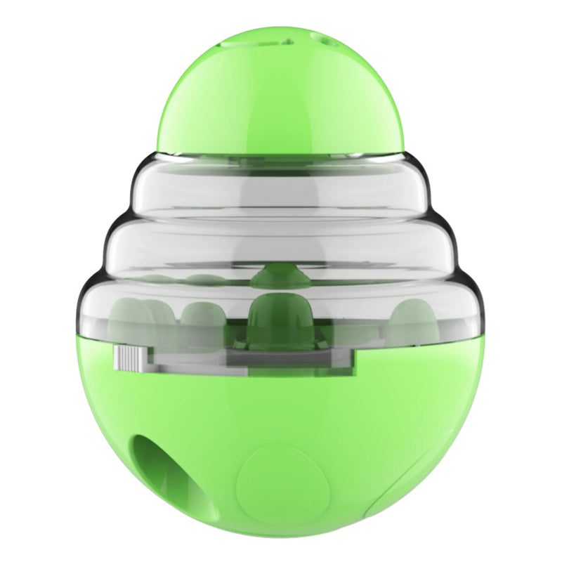 Tumbler Treat Dog Toy Food Dispensing Plastic Puppy Playing Toy Training Snack Storage Pet Plaything For Small Dog Cat Chihuahua