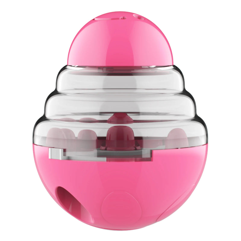 Tumbler Treat Dog Toy Food Dispensing Plastic Puppy Playing Toy Training Snack Storage Pet Plaything For Small Dog Cat Chihuahua