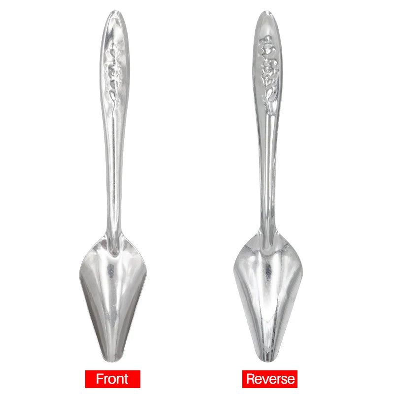 1-10 Pcs Bird Feeder Spoons Portable Aluminum Feeding Supplies Baby Bird Parrot Feeding Milk Spoon Birds Durable Care Tool