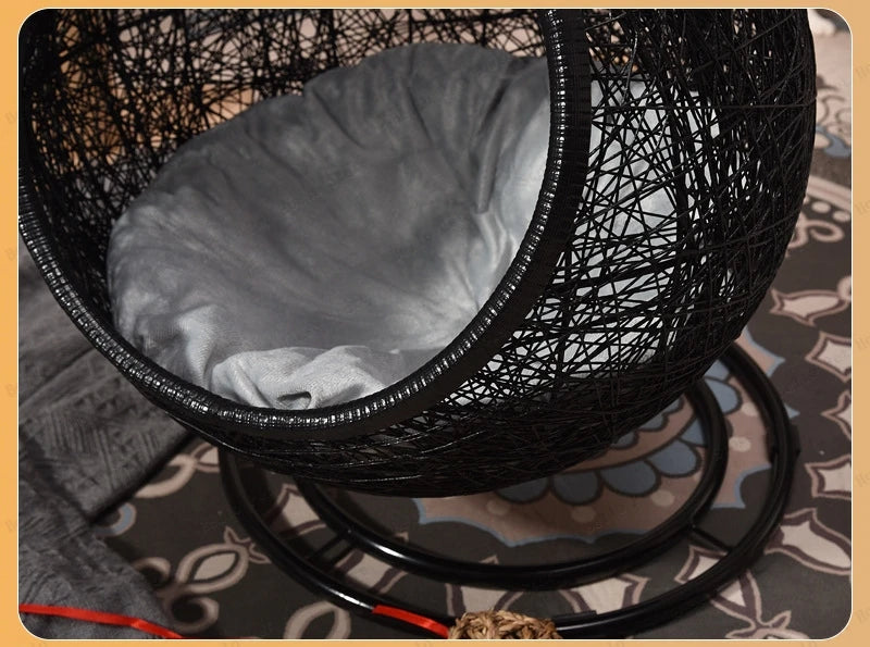 Cat Hanging Basket Hammock Cat Nest Semi-enclosed Pet Furniture Luxury Cat Bed Pet Supplies Pet Toys