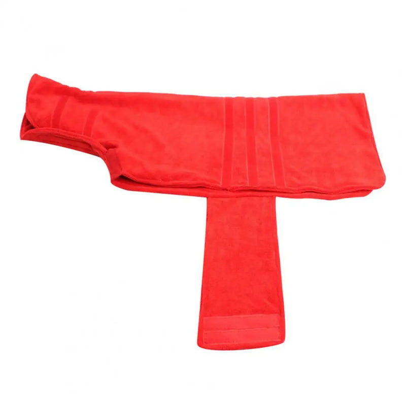 Pet Bathrobe Good Water Absorption Quick-dry Adjustable Comfortable Super Absorbent Fiber Wrapped Version Dog Towel Pet Supplies