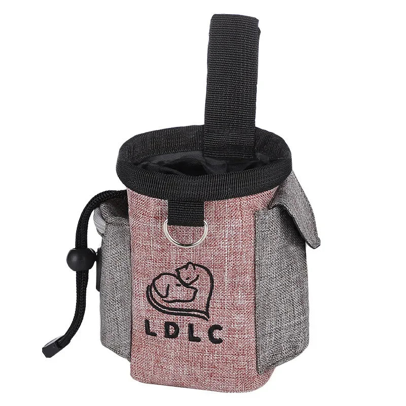 Portable Feeding Outdoor Pet Dog Treat Pouch Portable Dog Training Bags Pet Snack Food Container Puppy Snack Reward Waist Bag