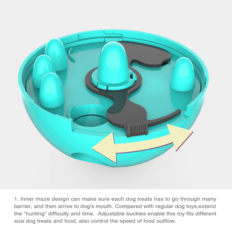 Tumbler Treat Dog Toy Food Dispensing Plastic Puppy Playing Toy Training Snack Storage Pet Plaything For Small Dog Cat Chihuahua
