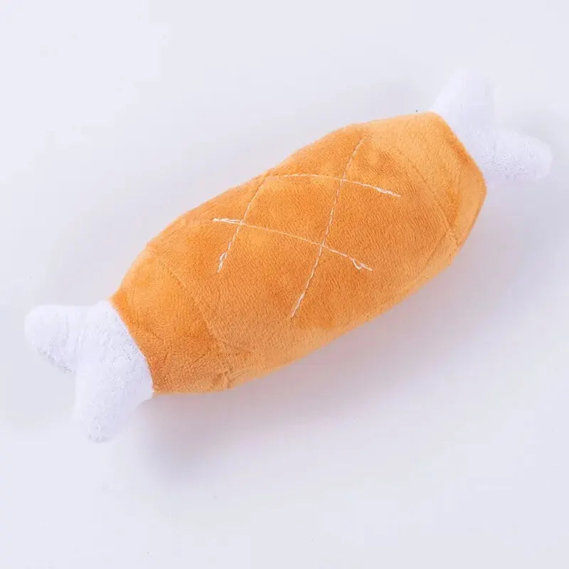 Pet Push Toys, Dogs, Self Relieving and Vocalizing Toys, Cat Teeth Grinding and Bite Resistant Interactive Toys Bone