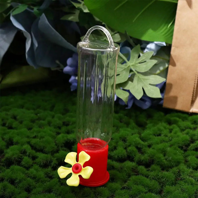 Bird Supplies Plastic Hummingbird Feeders Removable Leak-proof Hanging Bird Feeders Transparent Long-lasting Garden