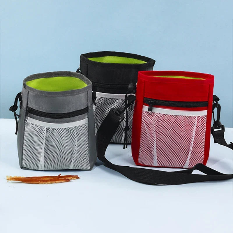 Pet Dog Puppy Training Treat Snack Pet Feed Pocket Pouch Multifunctional Pouch Food Crossbody Bag Pocket Dogwalking Waist Bag
