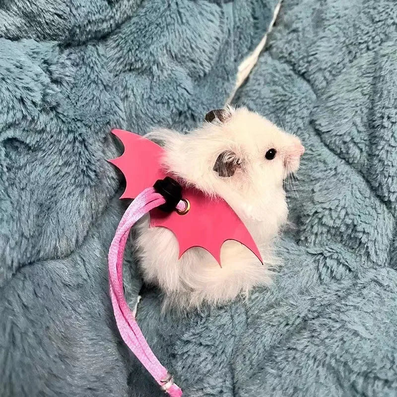 Hamster Traction Rope Anti Escape and Anti Bite Rope Golden Wire Bear Honey Bag Flying Squirrel Small Pet Accessories Cute Item
