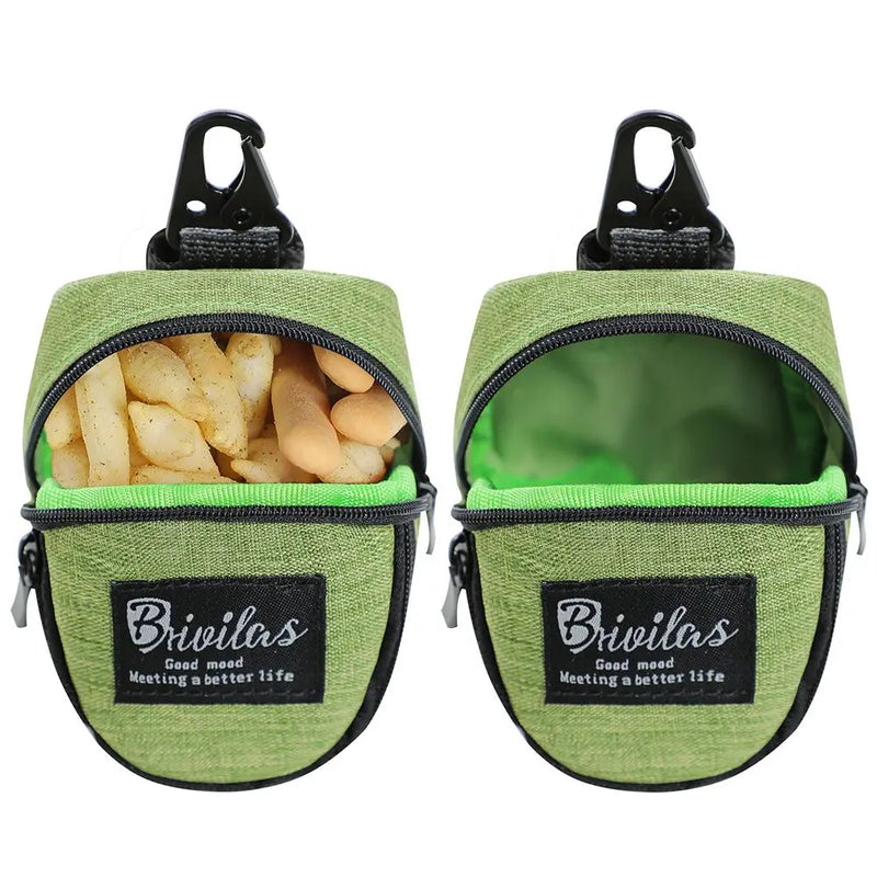 Pet Accessories Portable Dogs Waste Bags With Hook Dog Treat Pouch Dog Training Bag Pet Waste Bag Dispenser Dog Poop Bag Holder
