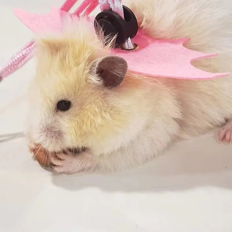 Hamster Traction Rope Anti Escape and Anti Bite Rope Golden Wire Bear Honey Bag Flying Squirrel Small Pet Accessories Cute Item