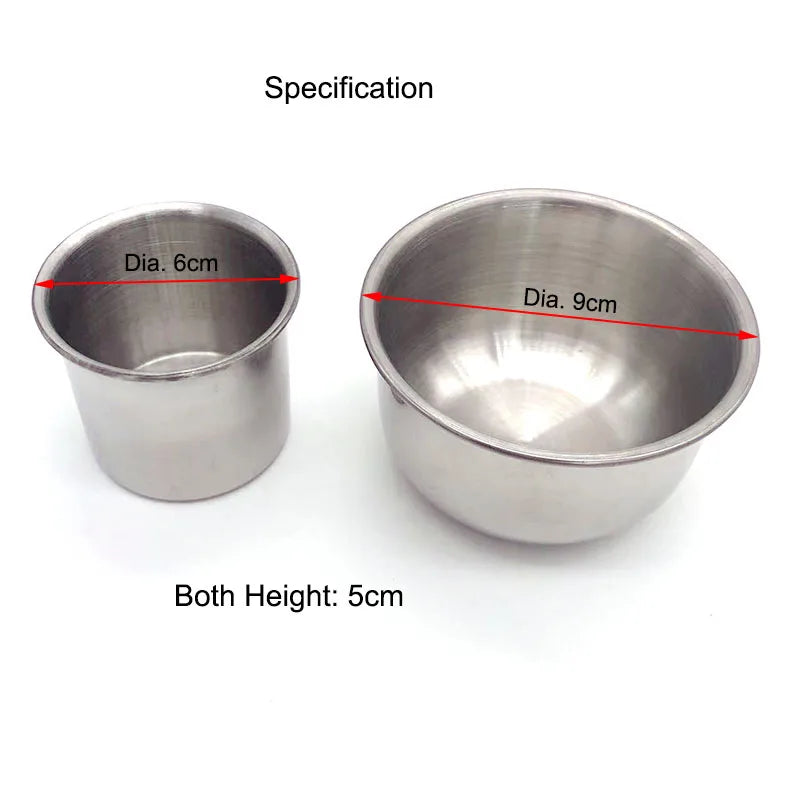 Stainless Steel Bird Water Drinker Feeder Pet Bird Supplies Dispenser Bottle Drinking Cup Bowls For Pet Parrot Cage Small Pets