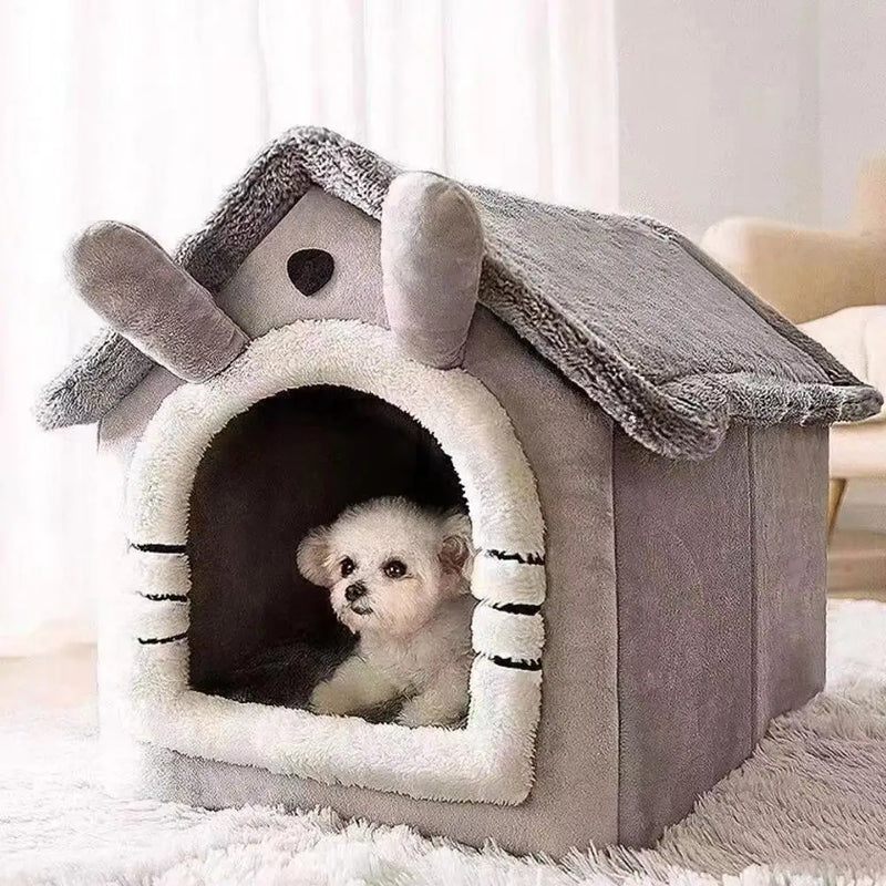 Pet Supplies Bed House Foldable Pet House Removable Washable Cat House Puppy Cave Sofa For Small Dogs And Small And Medium Cats