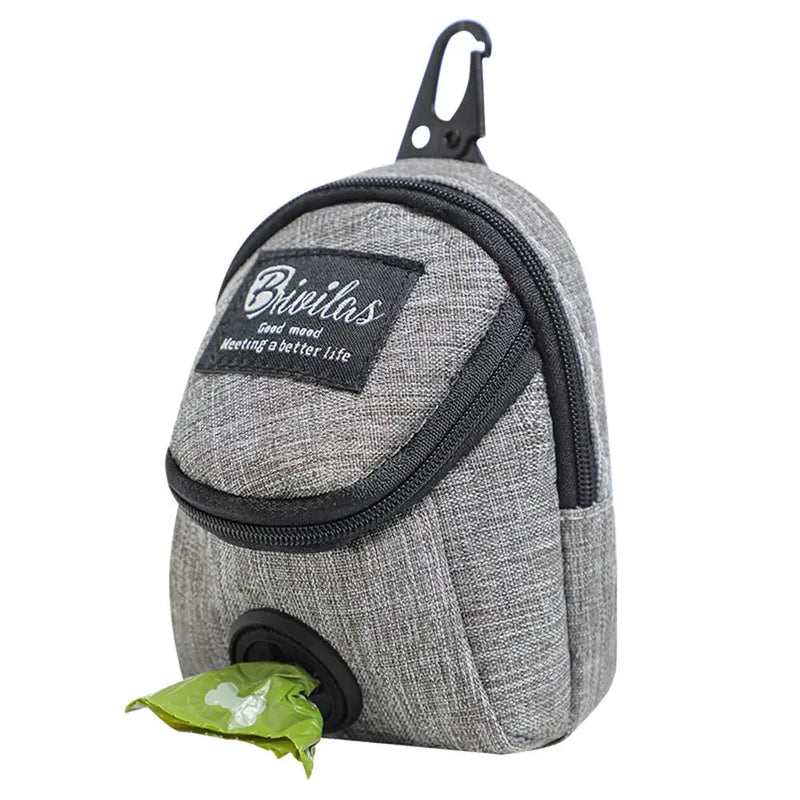 Pet Accessories Portable Dogs Waste Bags With Hook Dog Treat Pouch Dog Training Bag Pet Waste Bag Dispenser Dog Poop Bag Holder