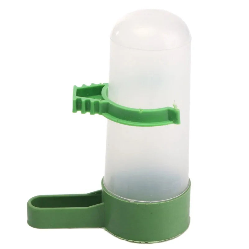 4pcs Bird Feeder Plastic Food Water Feeding Automatic Drinker Parrot Pet Parrot Drinking Cup Bowls Bird Supplies Accessories M/L