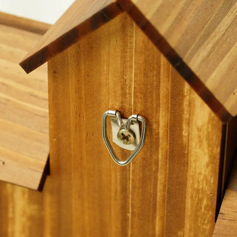 Bird House Room Wood Families Bluebird Finch Hanging Birdhouse For Garden Waterproof And Wear-resistant Pet Supplies