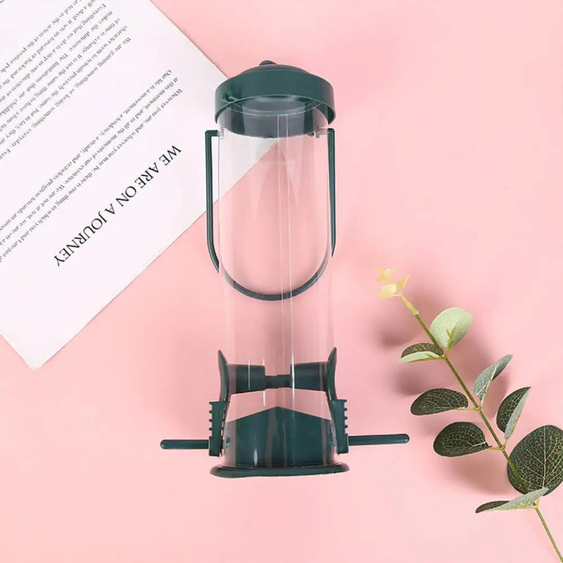 Bird Seed Feeder Hanging Bird Feeder Wild Bird Seed Feeder Garden Paddock Bird Feeding Tool Pet Supplies For Small Birds