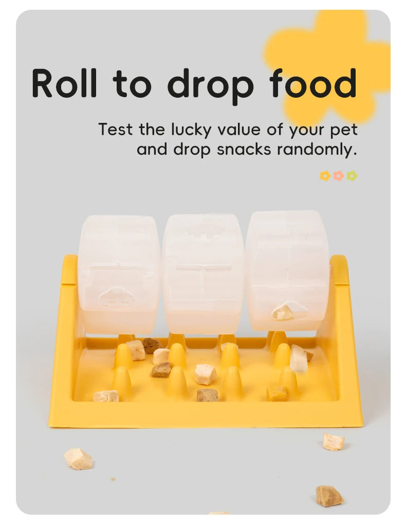 Pet Slow Feeder Dog Puzzle Feeder Treat Dispensing Toy for Dogs cats Training Interactive Rotating  Food Toys Fun Pet Supplies