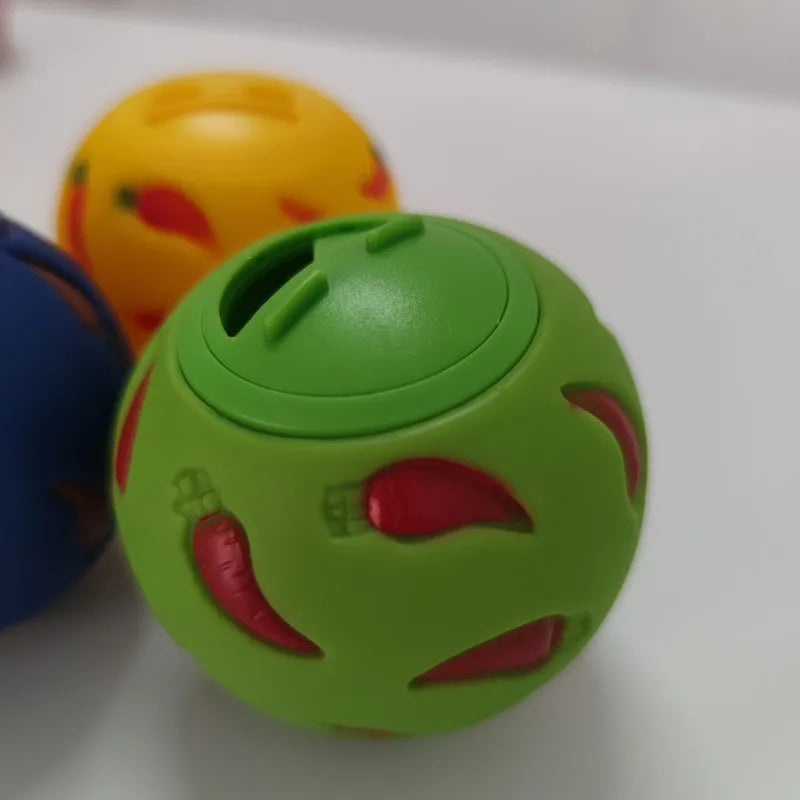 Rabbit Treat Ball Rabbit Interactive Toy Pet Slow Feeder Snack Toy Ball Hiding Food Toy Pet Feed Dispenser Small Pet Supplies