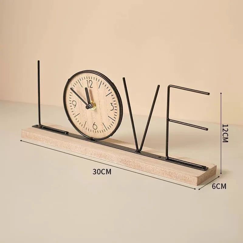 European Creative TV Cabinet Decoration Furniture Home Living Room Bedroom Entrance Wine Cabinet Office Desktop Clock Arrangeme