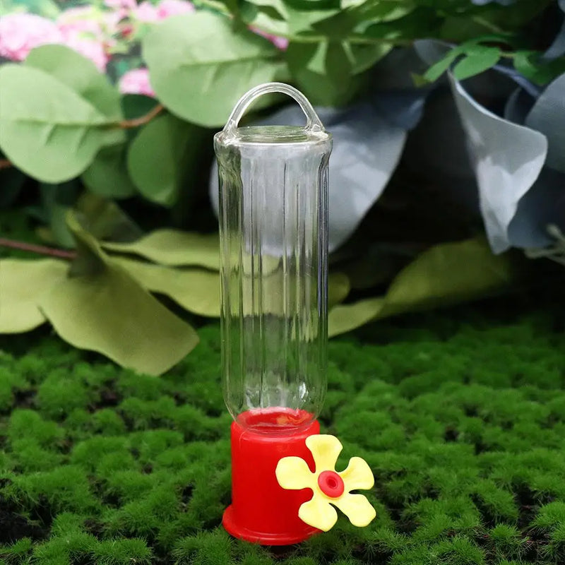 Bird Supplies Plastic Hummingbird Feeders Removable Leak-proof Hanging Bird Feeders Transparent Long-lasting Garden