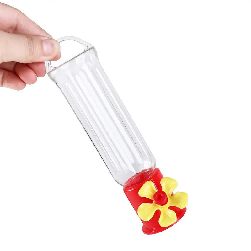 Bird Supplies Plastic Hummingbird Feeders Removable Leak-proof Hanging Bird Feeders Transparent Long-lasting Garden