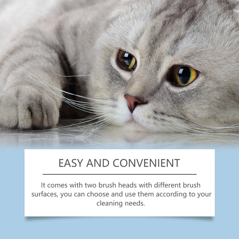Pet Dental Care Kit for Dogs and Cats Teeth Cleaning Set Toothbrush 30ml Oral Solution Tartar Control Fresh Breath Gentle Hygien