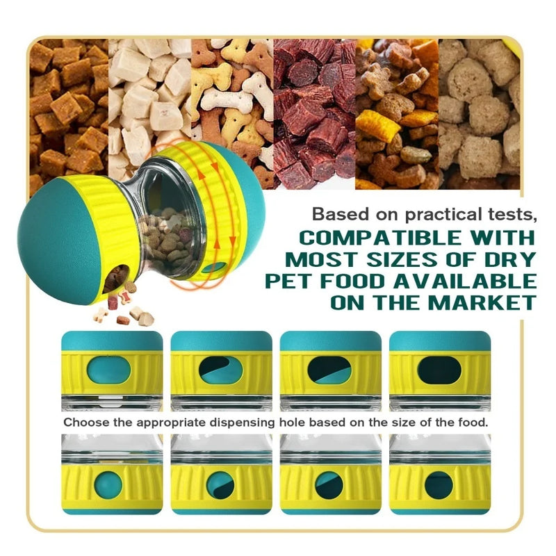 Interactive Dog Toy for Small Large Dogs Cats Treat Dispenser Leaking Food Slow Feeder Pets Ball Toys Training Labrador Supplies