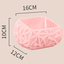 Cat Bowl Kitten Bowl Ceramic Pet Feeding Bowl Cute Design Dog And Cat Food Bowls For Treats And Water Kitten And Puppy Feeder Pet Pink Bird's Nest