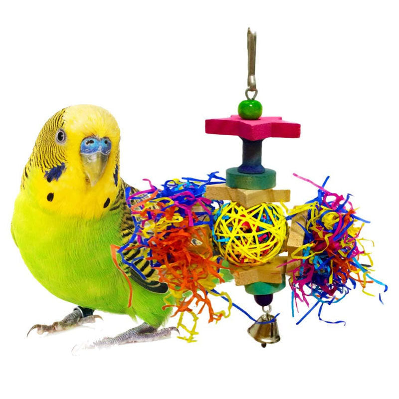 Shredded bird toy