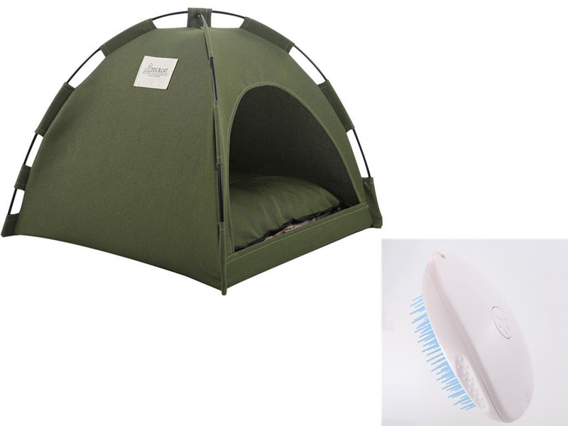 Pet Tent  with a cooling mat