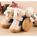 Dog Shoes Pet Winter Fleece Lining Shoes
